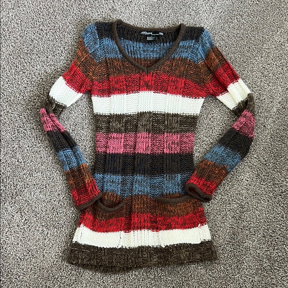 Chunky knit long Sweater / Sweater Dress with pockets